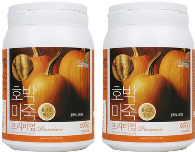 엔초이스_프리미엄호박마죽_, 2개, 600g