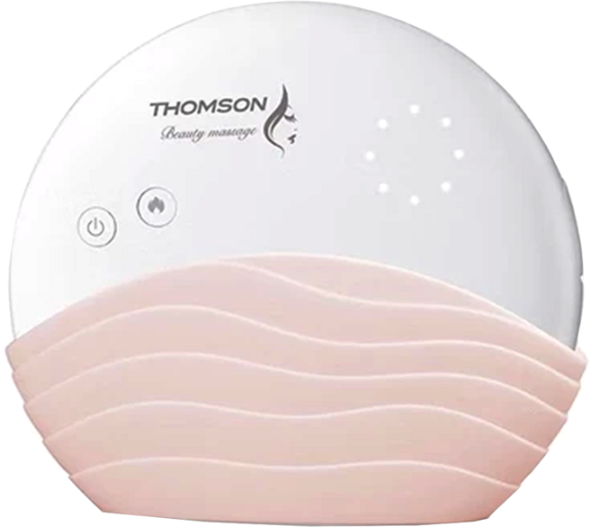 THOMSON 湯姆盛 溫感按摩金絲玉梳, TM-BC05DS, 粉色 + 白色