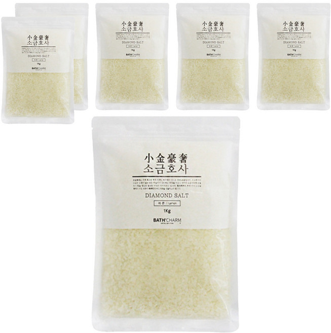 바스참 소금호사 다이아몬드 솔트 레몬, 1kg, 6개