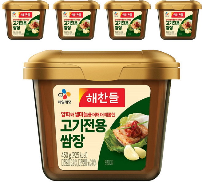 고기전용 쌈장, 450g, 5개