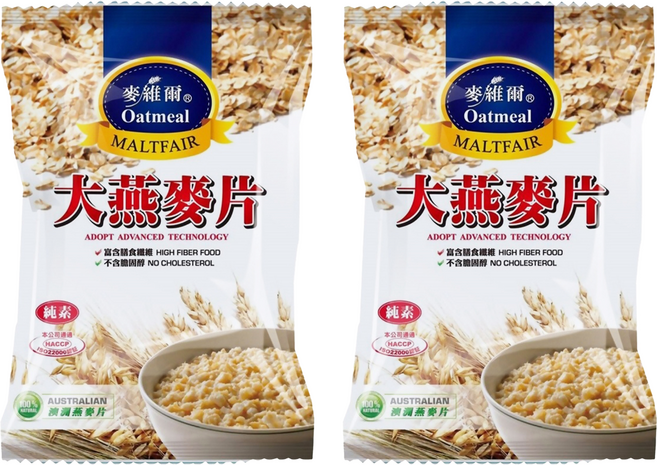 麥維爾 大燕麥片, 400g, 2包