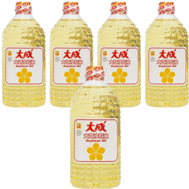 大成 大豆沙拉油, 2L, 5瓶