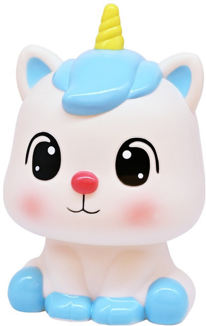 포포팬시 붉은말의 해 에비팝 유니콘 저금통, 1개, Blue