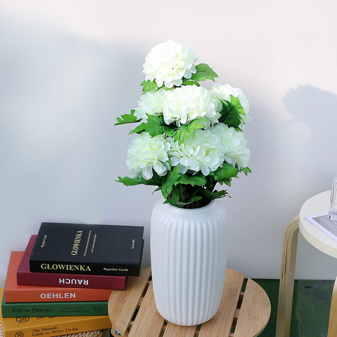 조아트 조화 7대 대국 꽃다발, 크림, 1개