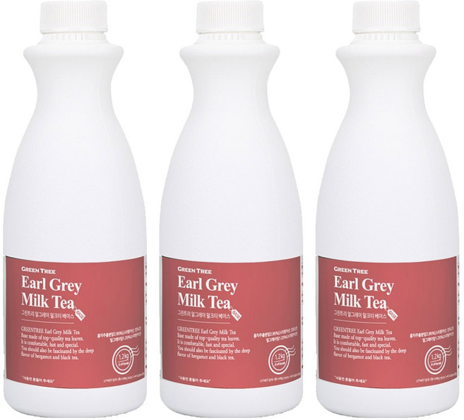GreenTree 얼그레이 밀크티 베이스, 1.2kg, 3개