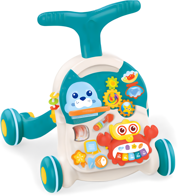 하늘썬별 2 in 1 해피 걸음마 에듀 테이블 huanhe0828, 그린, 1개