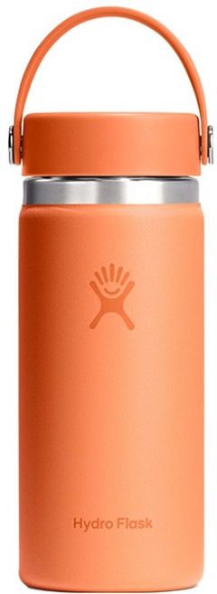 하이드로플라스크 와이드 플렉스캡 텀블러, 1개, 넥타르 오렌지, 473ml