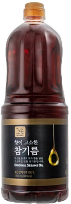 꼬손 향이 고소한 참기름, 1개, 1.8L