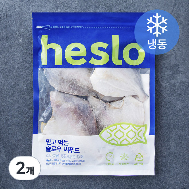 해슬로 국내산 병어(두절) (냉동), 2개, 500g