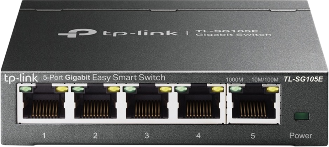 tp-link 5埠 Gigabit 商用簡易智慧型交換器, 1個, TL-SG105E v5