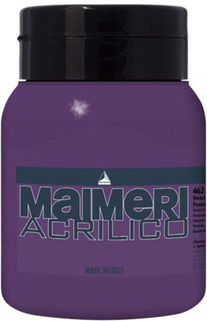MaIMeRI 美利 壓克力顏 PERM.VIOLET REDDISH LIGHT 462 MA-0934462 永固淺紫紅, 500ml, 1色