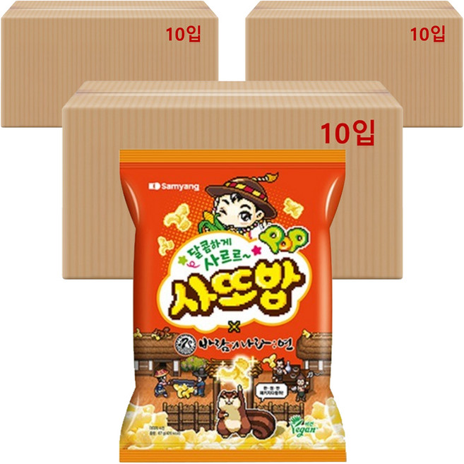 삼양 사또밥 스낵, 67g, 30개