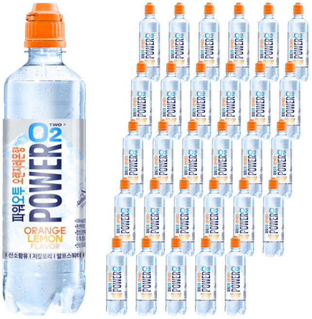 파워오투 오렌지 레몬향, 500ml, 48개
