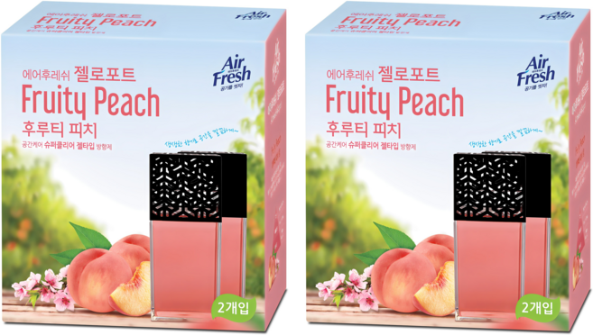 에어후레쉬 젤로포트 방향제, 120g, 4개, 후루티