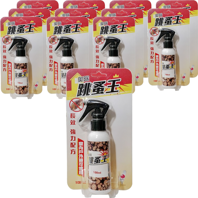 奧除 跳蚤王/蚤伏寧 驅蟲劑, 100ml, 12瓶