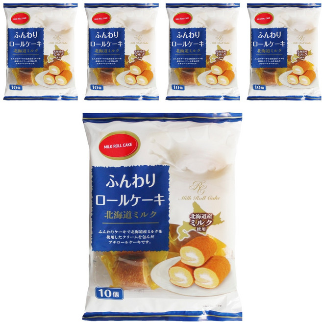 山內 牛奶蛋糕捲 10入, 140g, 5個