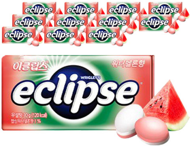 이클립스 워터멜론 하드캔디, 12개, 30g