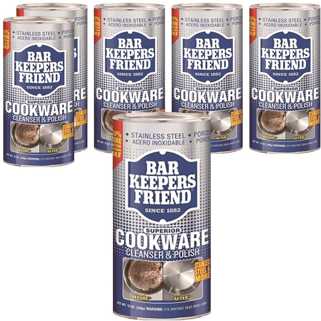 BAR KEEPERS FRIEND 萬用去汙粉 炊具用, 340g, 6罐