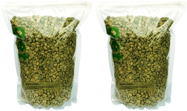 그린어쓰 엘살바도르 SHG 생두, 1kg, 2개