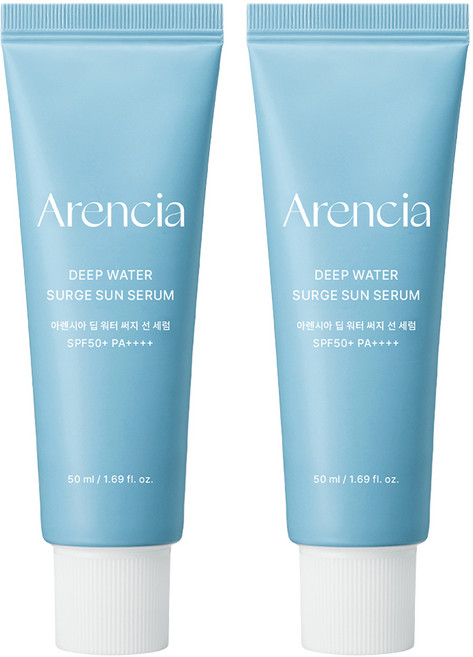 Arencia 深層補水防曬精華 SPF50+ PA++++, 50ml, 2個
