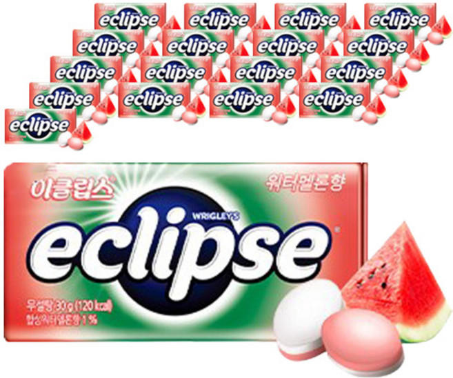 이클립스 워터멜론 하드캔디, 18개, 30g