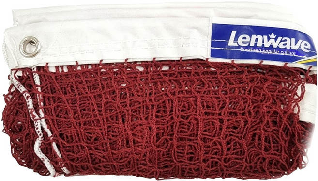 Lenwave 9人制羽球網 LW-0187, 1入, 1入, 紅色