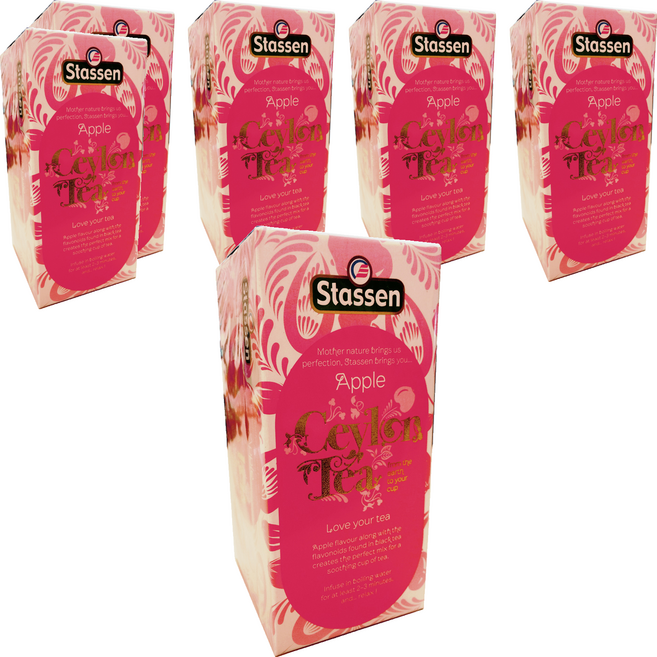 Stassen 司迪生 蘋果茶, 2g, 25包, 6盒