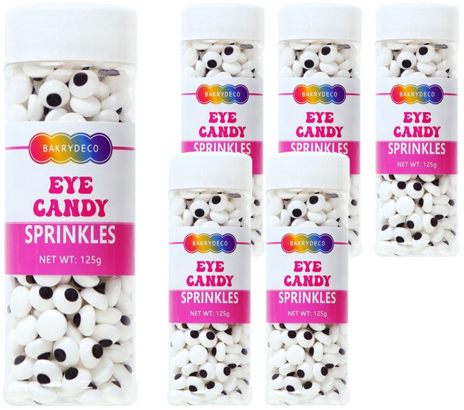 베이크리데코 아이캔디 스프링클, 125g, 6개