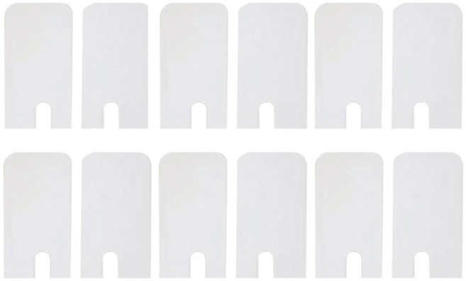 바로문풍지 사계절 틈새막이 풍지판 좌 + 우 세트 5cm x 10cm, 12개