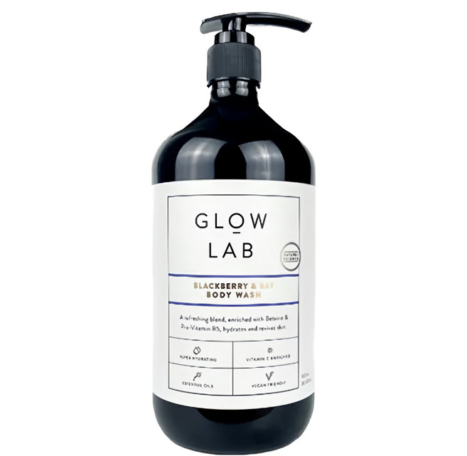 GLOW LAB 黑莓月桂葉沐浴露, 900ml, 1件