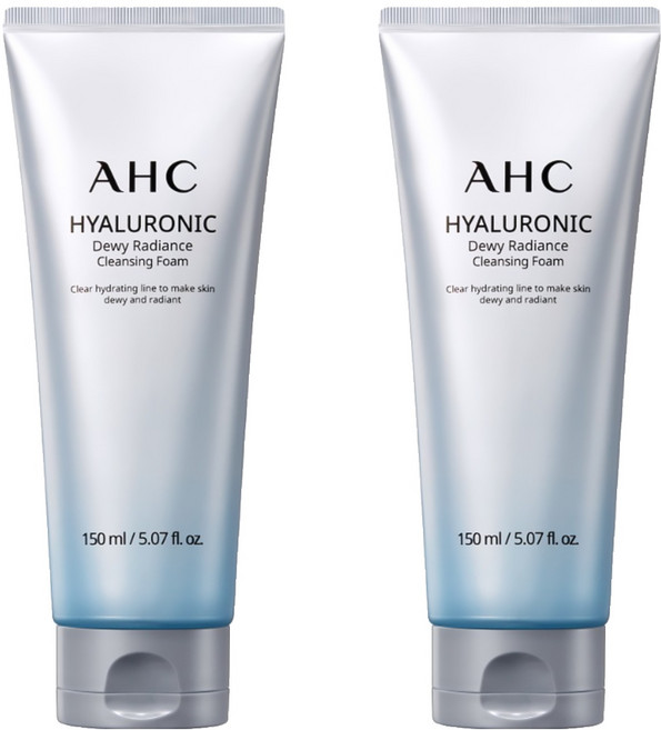 AHC 超能玻尿酸肌亮潔顏乳, 150ml, 2件