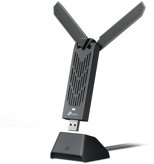 티피링크 BE6500 WiFi 7 하이 게인 USB 무선 랜카드, Archer TBE400UH, 1개