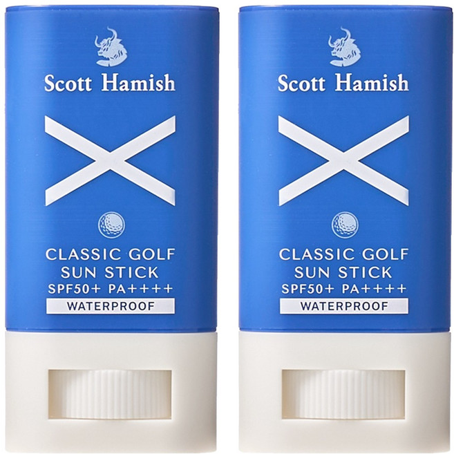 스콧해미쉬 클래식 골프 선스틱 듀오, 18.5g, 2개