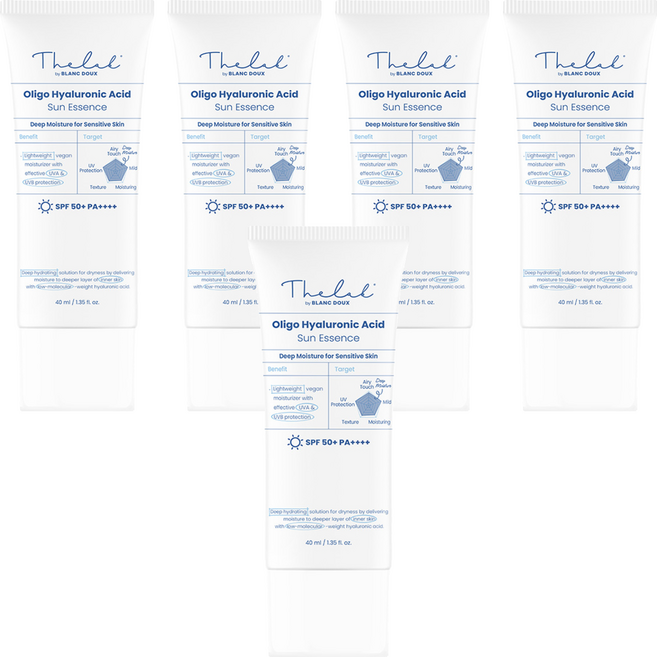 더랩바이블랑두 올리고 히알루론산 선 에센스 SPF50+ PA++++, 40ml, 5개