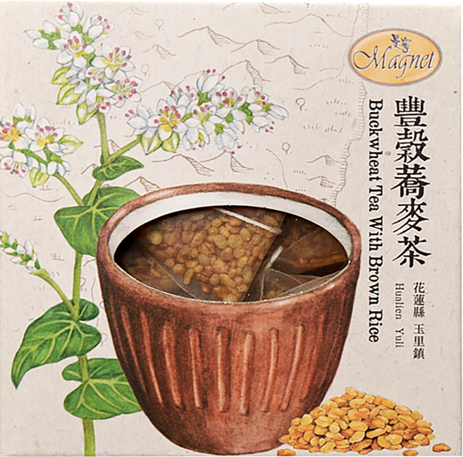 Magnet 曼寧 豐穀蕎麥茶 無咖啡因, 6g, 15包, 1盒