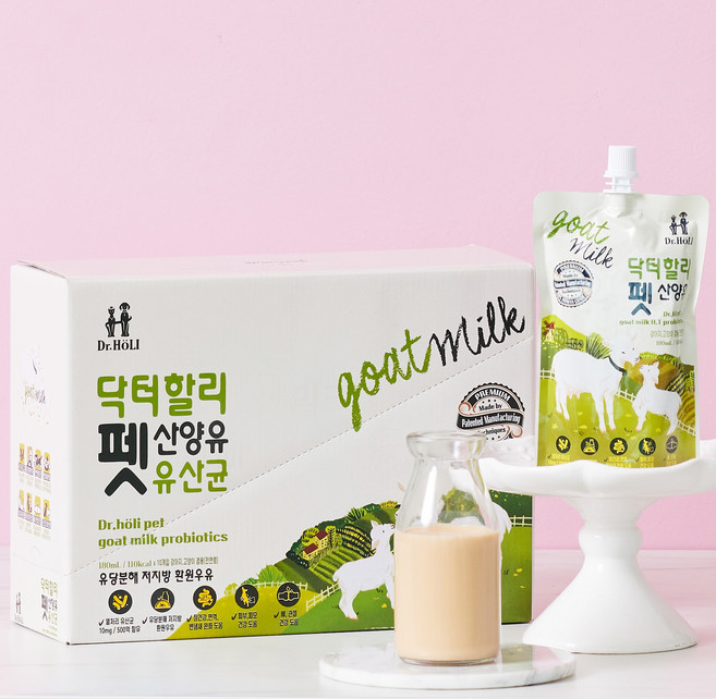 닥터할리 펫 우유, 산양유, 180ml, 10개