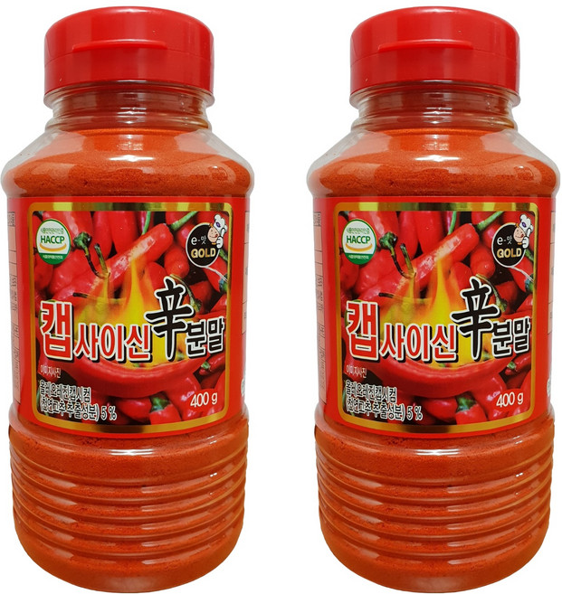 DOOWON 辣椒粉, 400g, 2罐