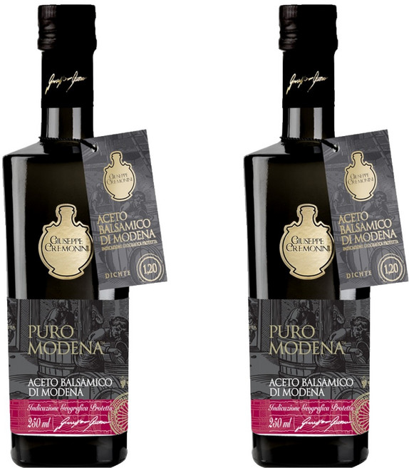 쥬세페크레모니니 퓨로모데나 발사믹 식초 4그레이프, 250ml, 2개