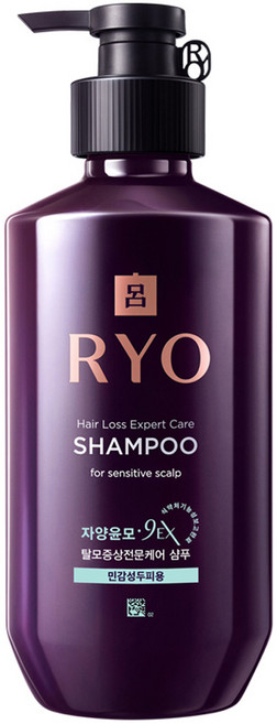려 자양윤모 9EX 탈모증상전문케어 민감성두피용 샴푸, 400ml, 1개