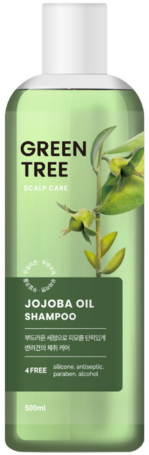 그린트리 호호바오일 강아지샴푸, 500ml, 1개