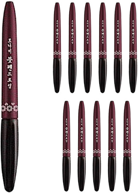 모나미 NEW 붓 펜드로잉, 단품, 12개