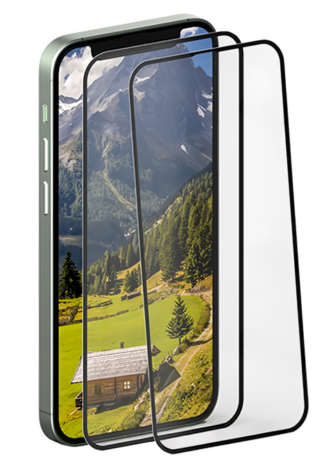 SINJIMORU 滿版強化玻璃手機螢幕保護貼2件組, 1組