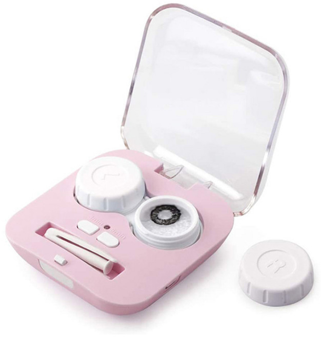 셀루미 렌즈 음파 세척기 SEL-ULC350A, 핑크, 1개