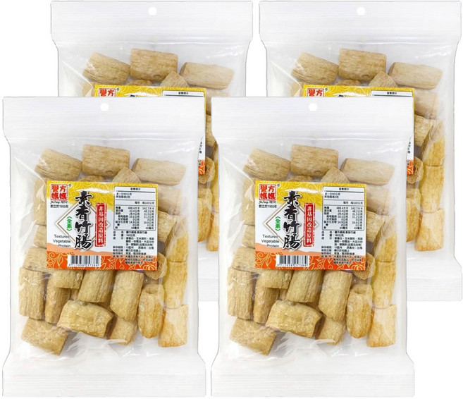譽方媽媽 素香竹腸, 180g, 4包