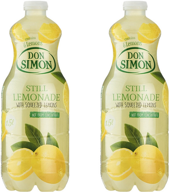 돈시몬 착즙 레몬에이드, 2개, 1.5L