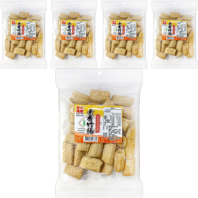 譽方媽媽 素香竹腸, 180g, 5包