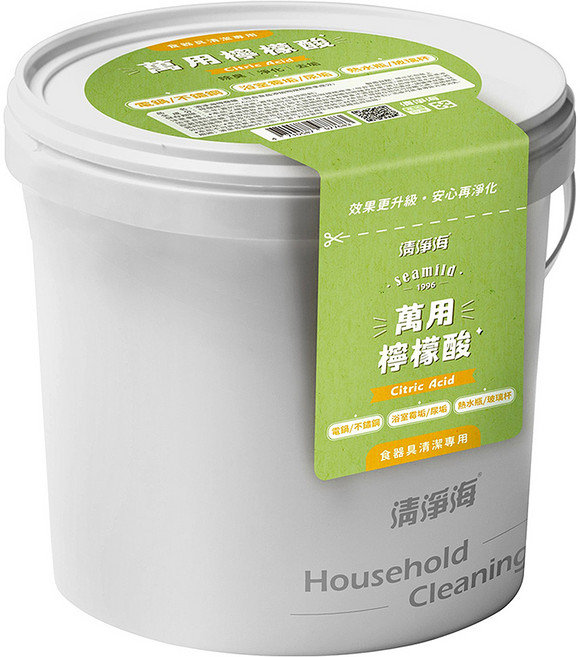 清淨海 萬用檸檬酸 350g 有效清潔油污、水垢、皂垢, 1個