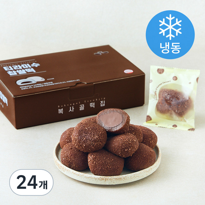 수라당 티라미수 찹쌀떡 (냉동), 40g, 12개입, 2박스