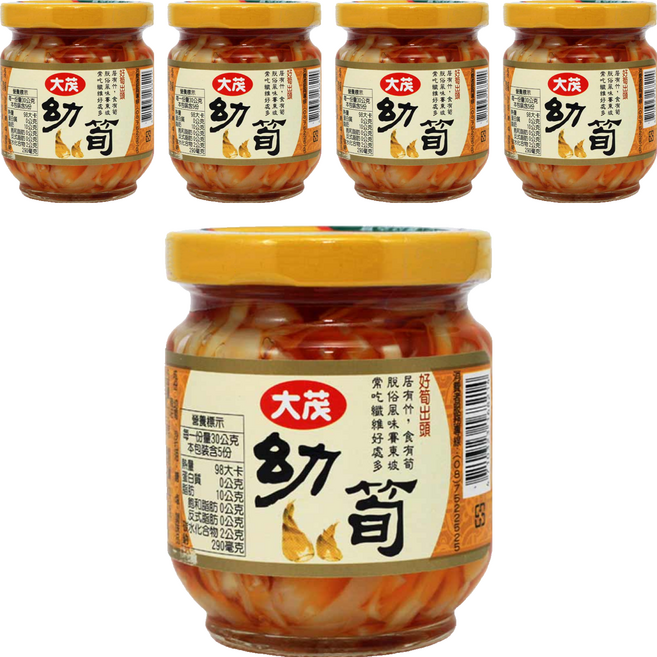 大茂 幼筍 脆筍, 170g, 5罐
