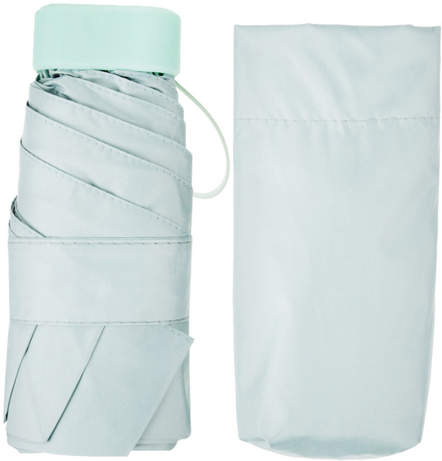 코멧 UV 99.9% 자외선(UV) 차단 초경량 5단 미니 우산 양산 겸용 + 커버포함